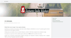 Desktop Screenshot of ladaklubas.lt